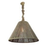 Price and Buy Handmade Woven Ceiling Light – Hemp Chandelier for Natural Home Decor