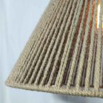 Price and Buy Handmade Woven Ceiling Light – Hemp Chandelier for Natural Home Decor - Image 4