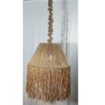 Price and Buy Handmade Woven Pendant Light – Fringe Hemp Ceiling Lamp - Image 3