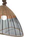 Price and Buy Handmade Woven Pendant Light –  Rustic  Hemp Ceiling Light - Image 5
