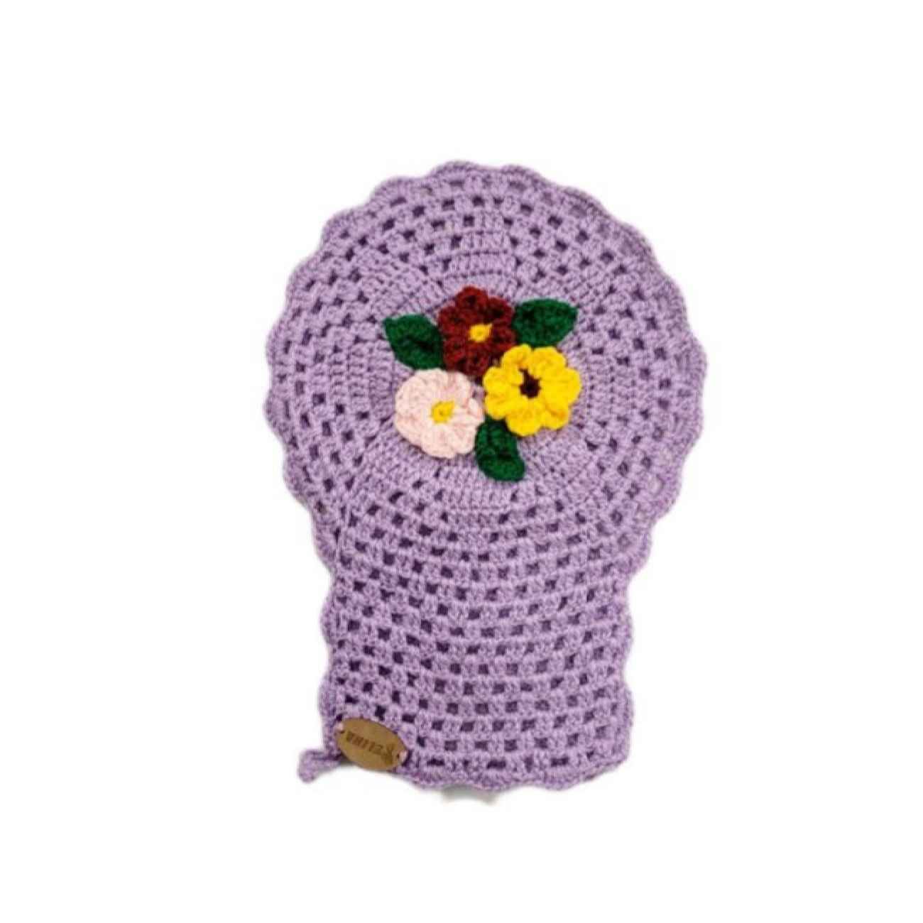 Price and Buy Handwoven Bath Mitt Loofah with Flower Design (x5) - Image 7