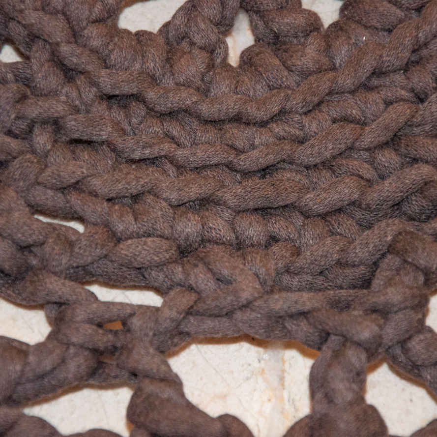 Price and Buy Handwoven Boho Macrame Floor Rug – Brown Color - Image 4