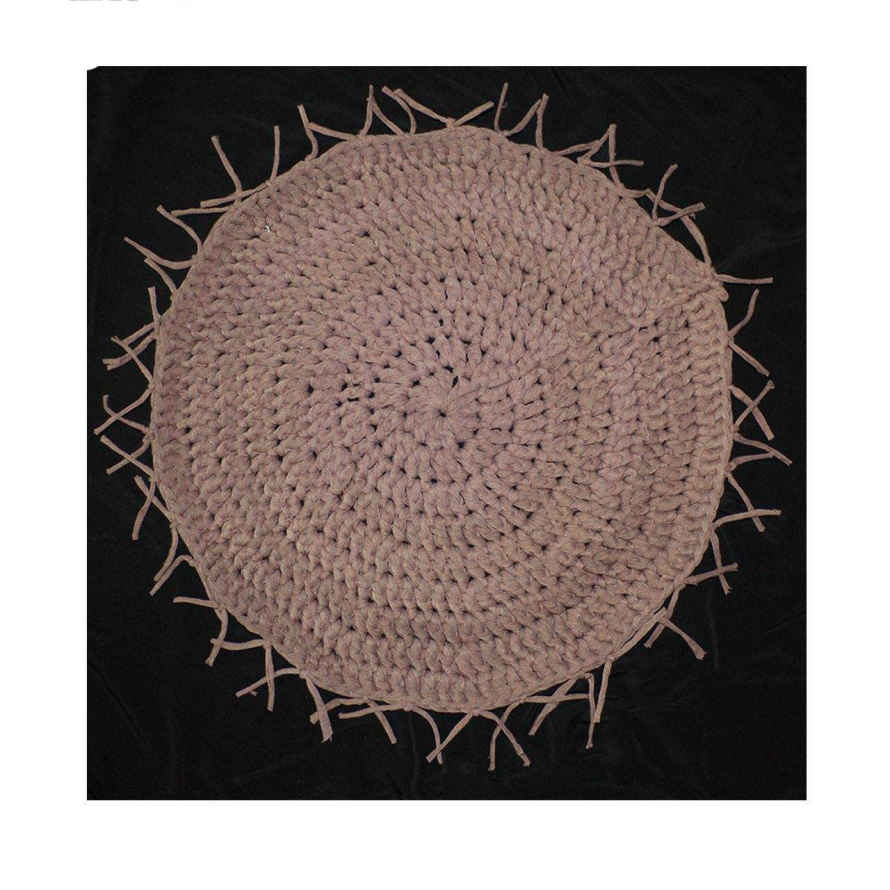 Price and Buy Handwoven Boho Macrame Floor Rug – Round Shape - Image 4