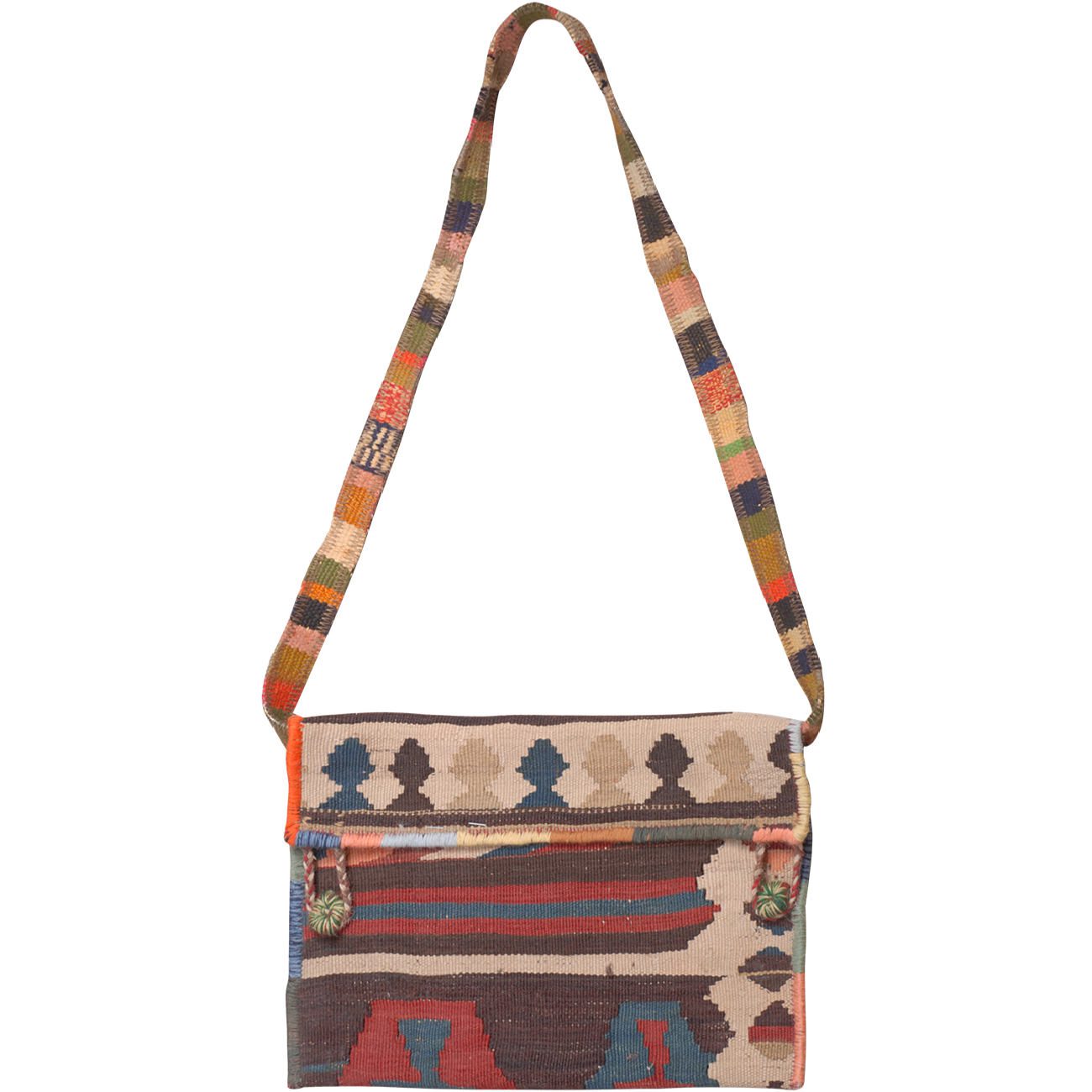 Price and Buy Handwoven Kilim Crossbody Shoulder Bag with Traditional Design
