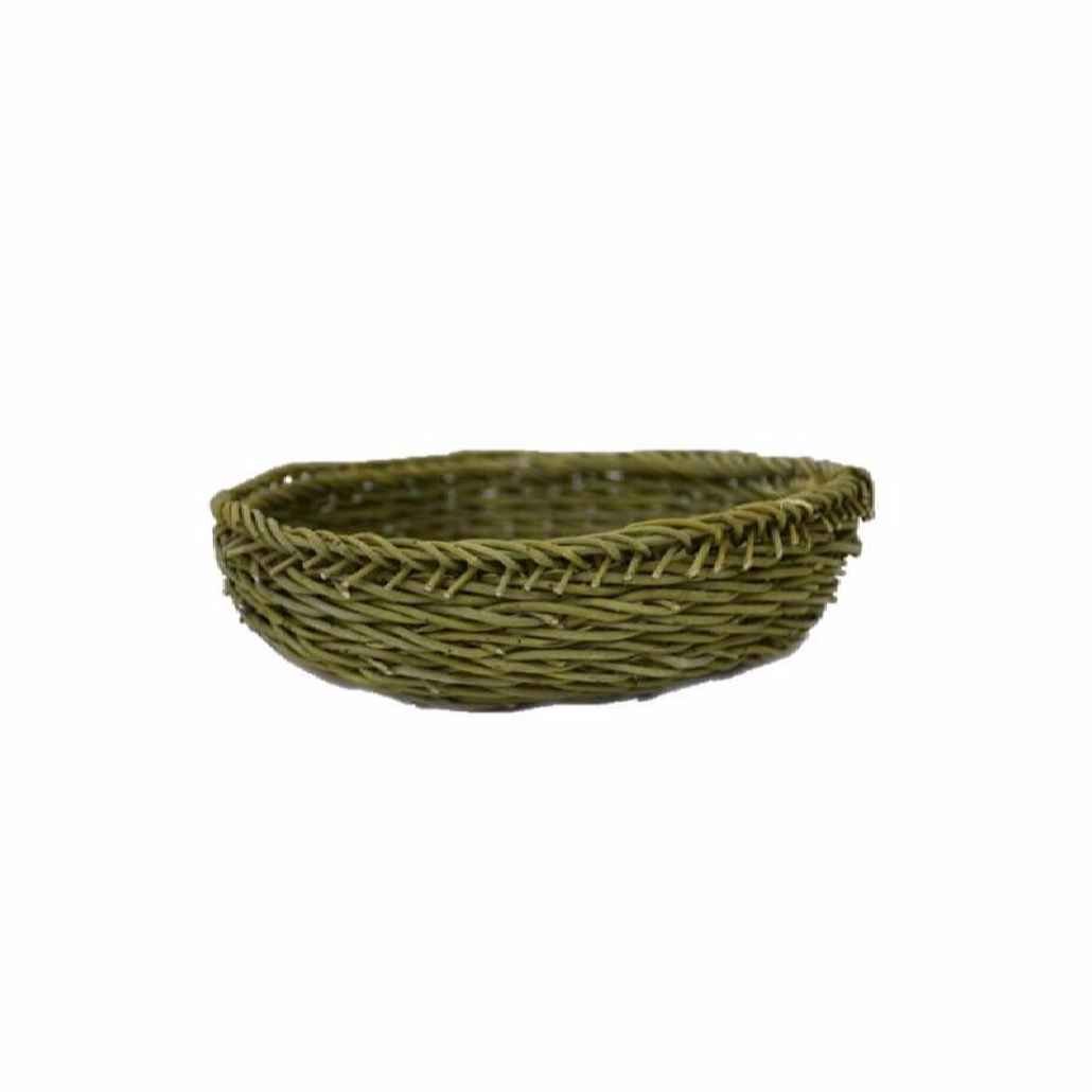 Price and Buy Handwoven Natural Wicker Basket Round Shape - Image 3