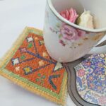 Price and Buy Handwoven Persian Wool Kilim Coaster Geometric Design - Image 4