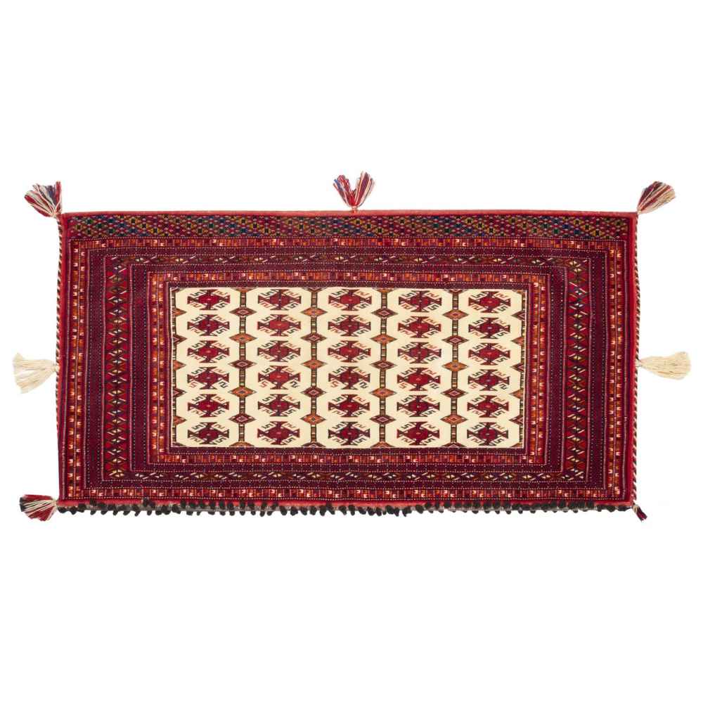 Price and Buy Handwoven Torkaman Floor Backrest Cushion Cover – Poshti, Traditional