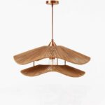 Price and Buy Handwoven Tulip Raffia Pendant Light – Elegant Boho Lamp for Home & Café Décor