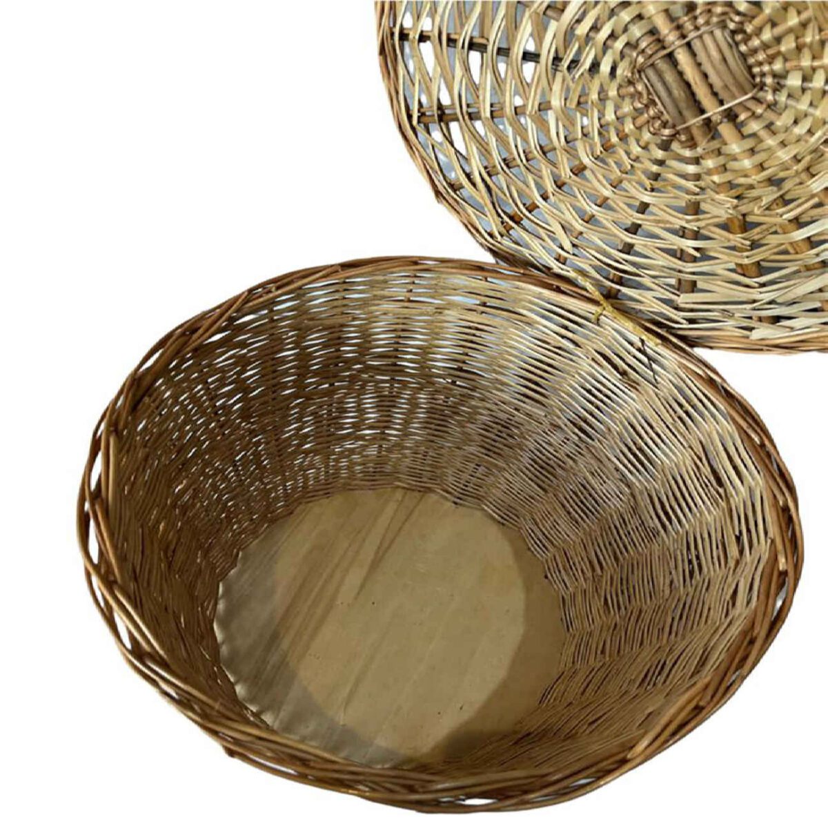 Price and Buy Handwoven Wicker Basket with Lid for Laundry - Image 3