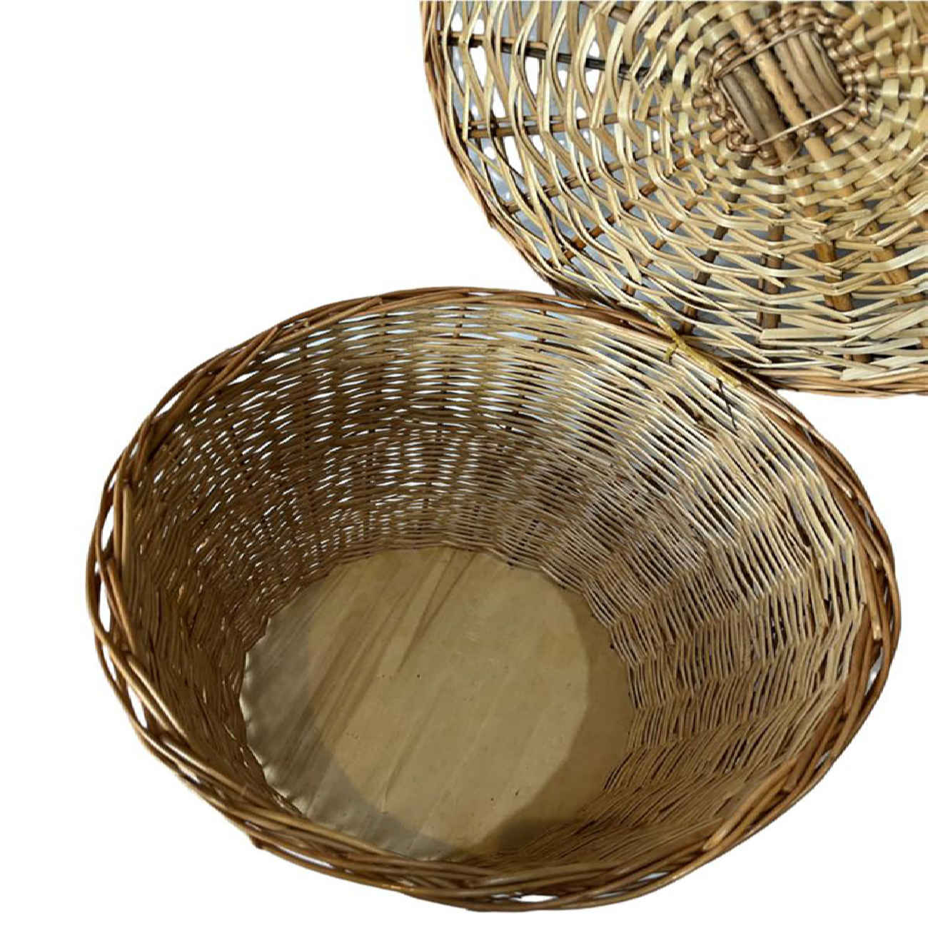 Price and Buy Handwoven Wicker Basket with Lid for Laundry - Image 3