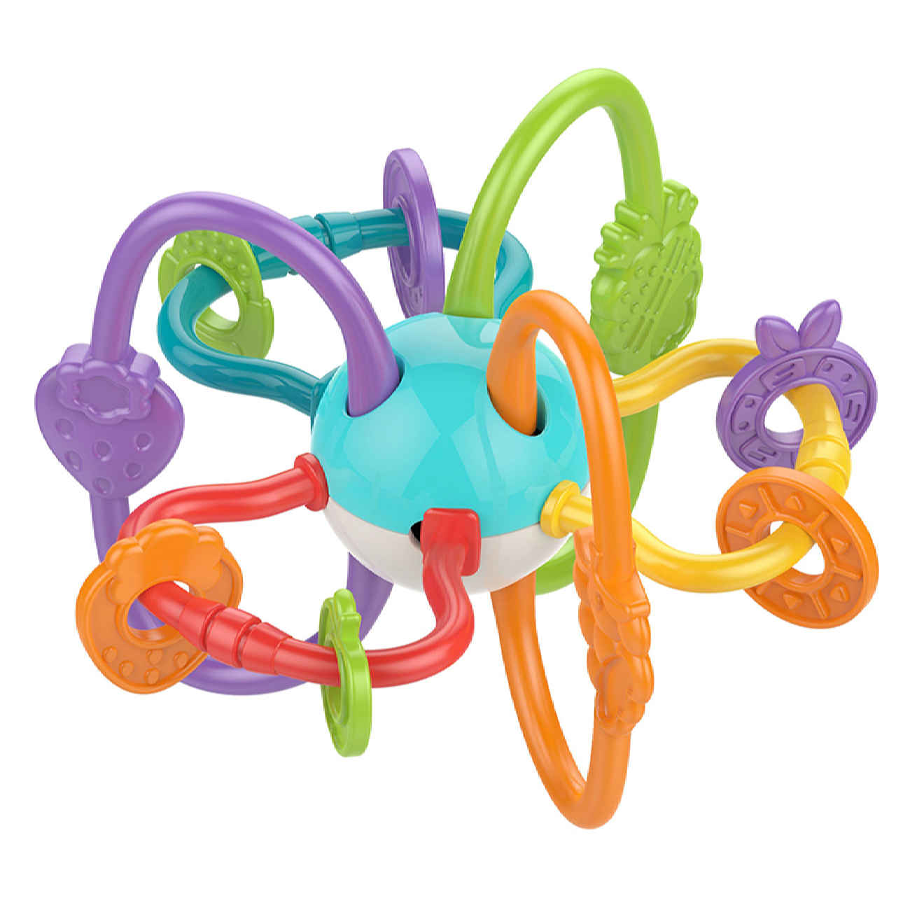 Price and Buy Hanger Baby Teether with Fun Galaxy Rattle & Fruit-Themed Design_6903a80d4896b.jpeg Price and Buy Hanger Baby Teether with Fun Galaxy Rattle & Fruit-Themed Design - Image 1
