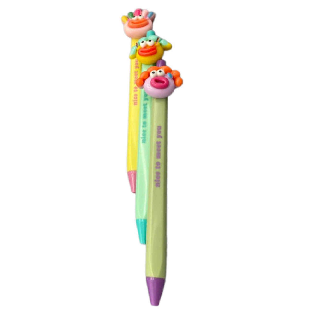 Price and Buy Happy Face Ballpoint Pen Set – Smooth Writing 3 Colors_6903db8ae1605.jpeg Price and Buy Happy Face Ballpoint Pen Set – Smooth Writing 3 Colors - Image 1
