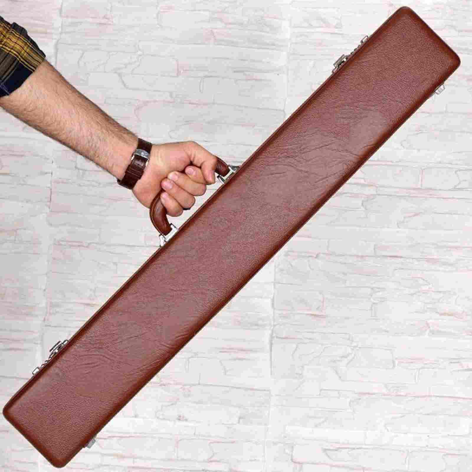 Price and Buy Hard Case for Persian Ney Brown With Foam and Leather Covering - Image 4