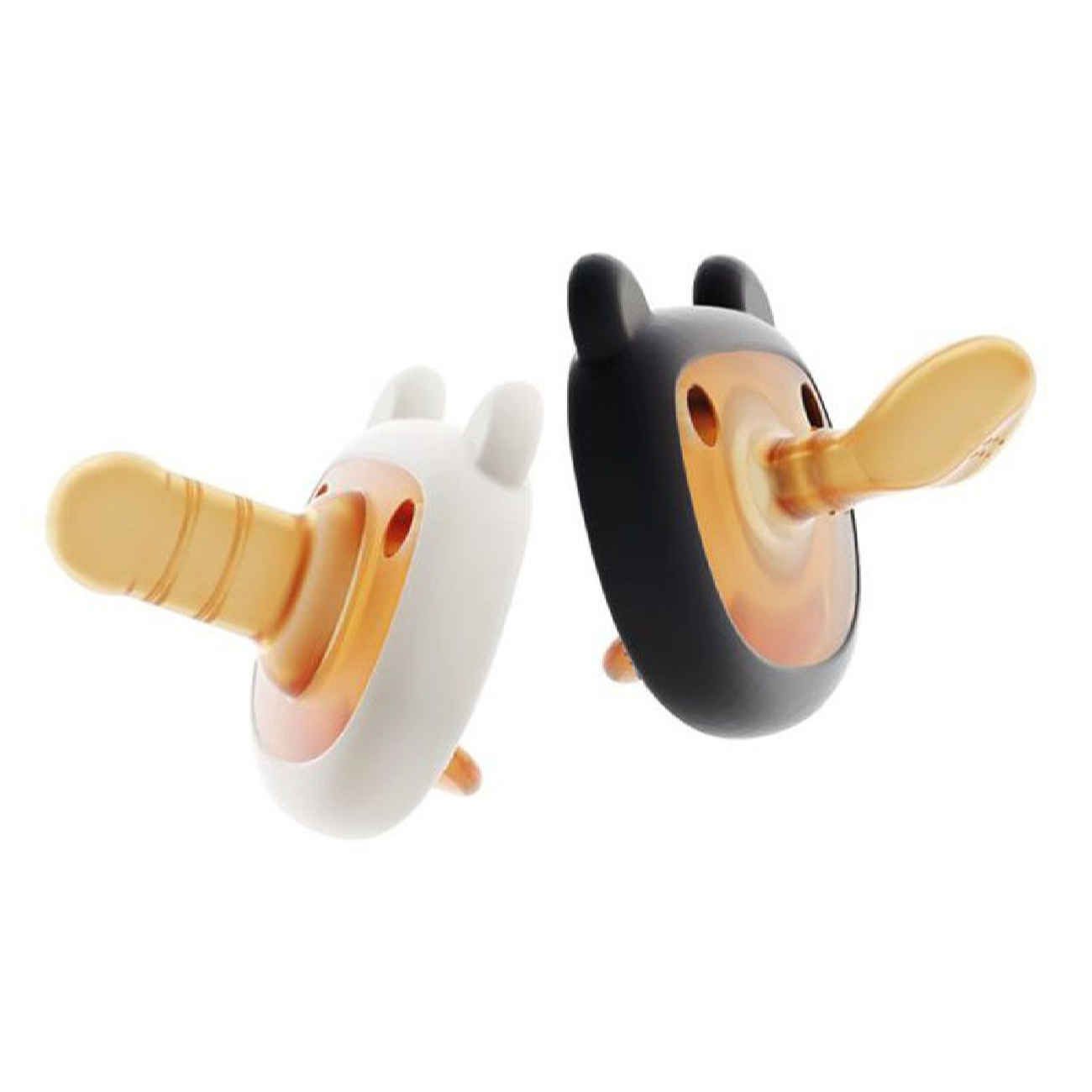 Price and Buy He or She Silicone Teddy Bear Pacifier – Safe & Comfortable (2 Pack)_69038414a2970.jpeg Price and Buy He or She Silicone Teddy Bear Pacifier – Safe & Comfortable (2 Pack) - Image 1