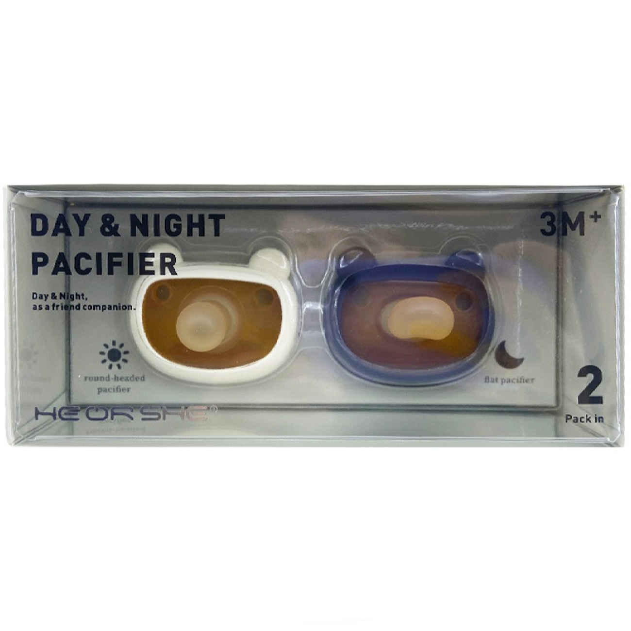 Price and Buy He or She Silicone Teddy Bear Pacifier – Safe & Comfortable (2 Pack)_69038417493f4.jpeg Price and Buy He or She Silicone Teddy Bear Pacifier – Safe & Comfortable (2 Pack) - Image 3