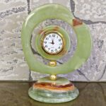 Price and Buy Heart Shaped Marble Stone Desk Clock – Unique Design - Image 3