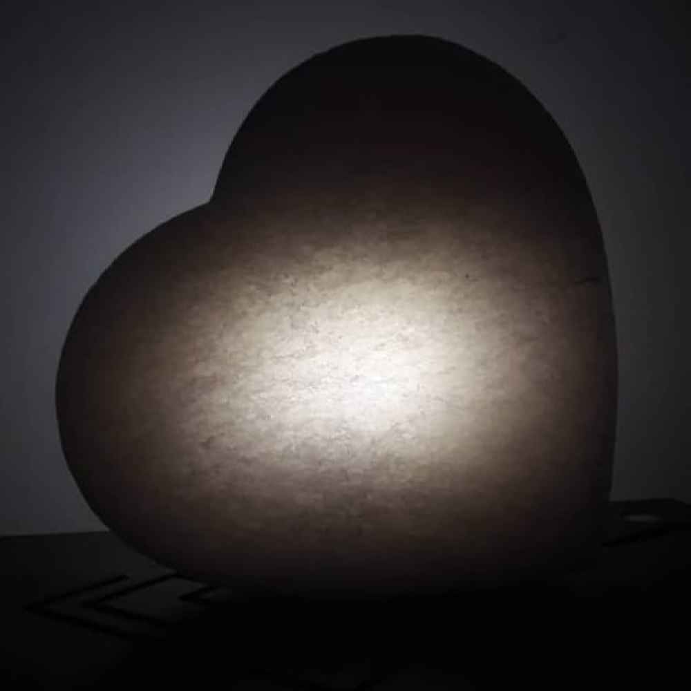 Price and Buy Heart Shaped Salt Lamp – Handcrafted Design - Image 3