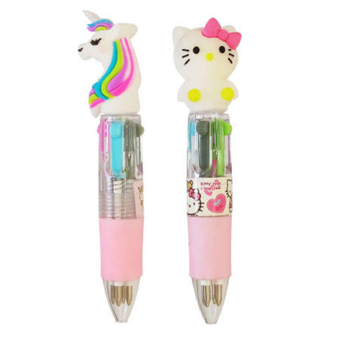 Price and Buy Hello Kitty & Unicorn 4-Color Pen Set – 2 Pieces Cute Multi color Design_6903dbd0b13ee.jpeg Price and Buy Hello Kitty & Unicorn 4-Color Pen Set – 2 Pieces Cute Multi color Design - Image 1