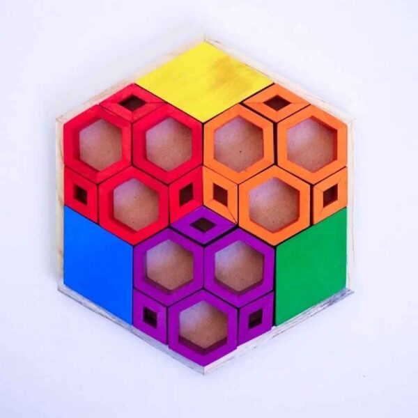 Price and Buy Hexagon Wooden Brain Teaser Puzzle – Challenging Geometric Toy_68fcff18db463.jpeg Price and Buy Hexagon Wooden Brain Teaser Puzzle – Challenging Geometric Toy