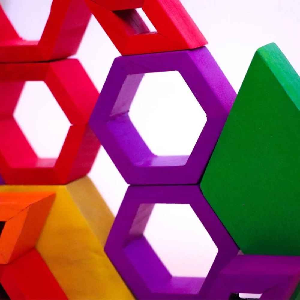 Price and Buy Hexagon Wooden Brain Teaser Puzzle – Challenging Geometric Toy - Image 3