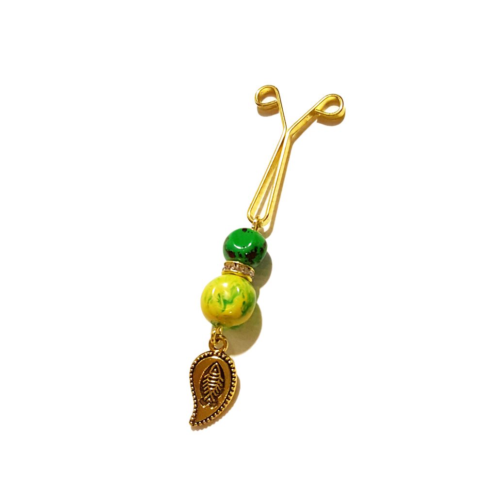 Price and Buy Hijab U Clips Set for Muslim Women Colorful Beaded Design (4 pcs) - Image 3
