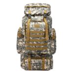 Price and Buy Hiking Backpack – Lightweight, Water-Resistant Camouflage Design 80 Liter Capacity