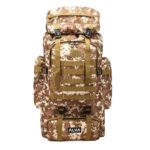 Price and Buy Hiking Backpack – Lightweight, Water-Resistant Camouflage Design 80 Liter Capacity - Image 3
