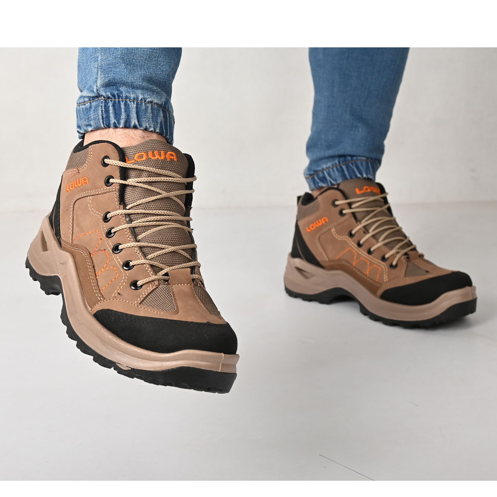 Price and Buy Hiking Boots for Men Durable & Lightweight Leather - Image 6