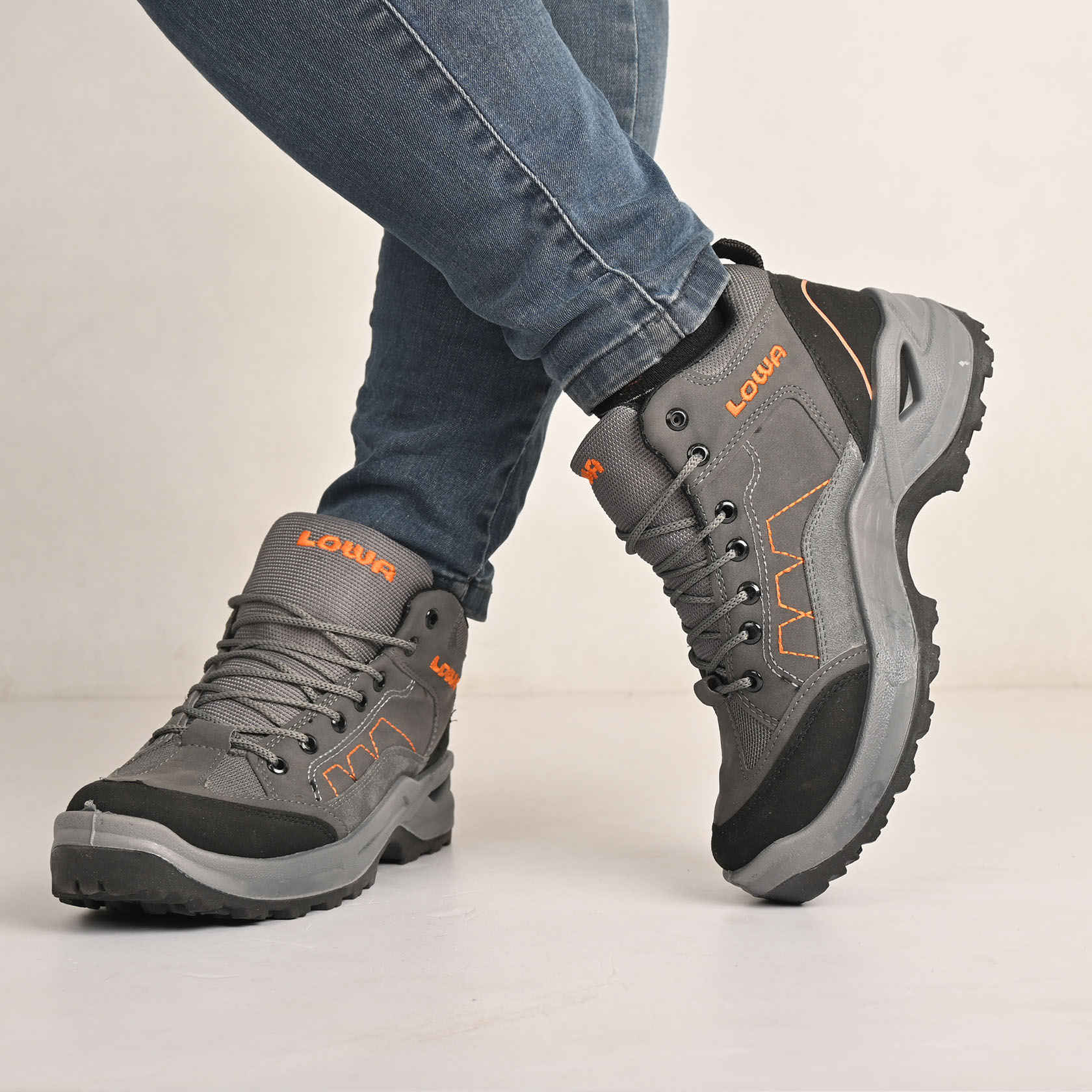 Price and Buy Hiking Boots for Men Durable & Lightweight Leather - Image 9
