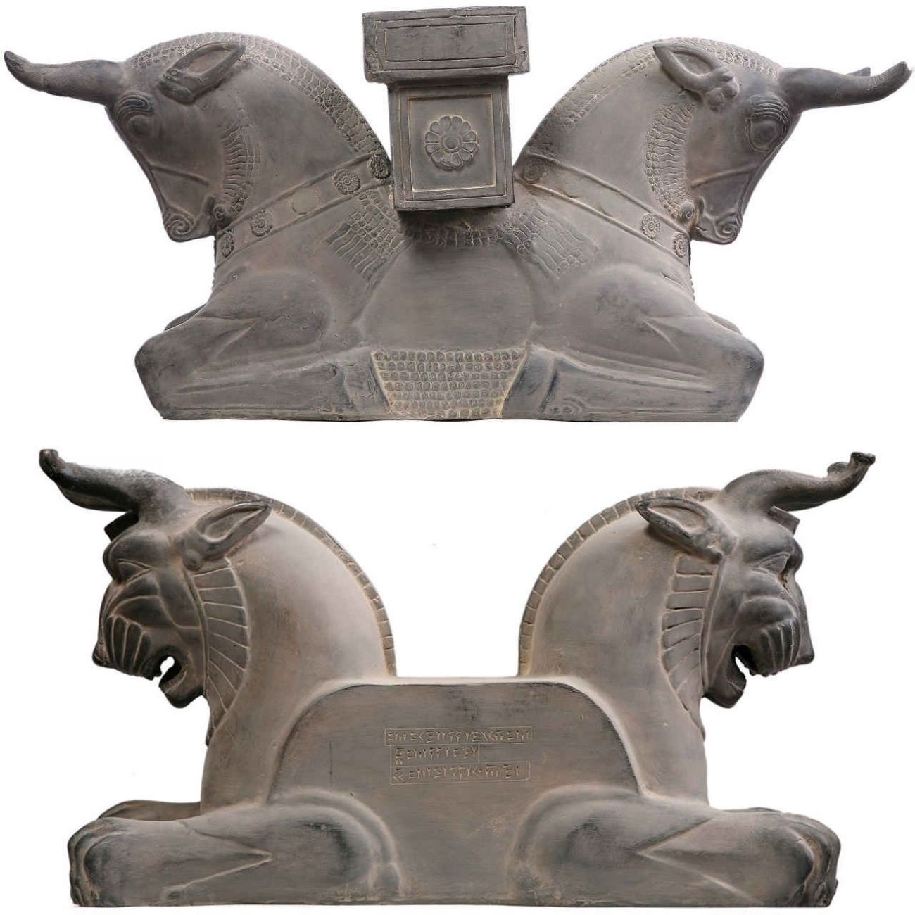 Price and Buy Historical Persepolis Column Heads: Lion, Eagle & Cow Figurine