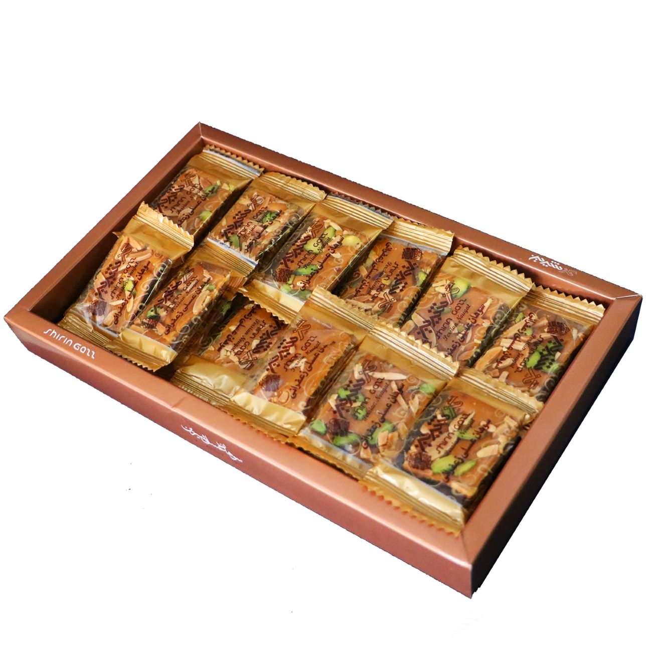 Price and Buy Honey Saffron Sohan Bite-Size Shirin Gaz – 250 grams (3x)_6902f53759e82.jpeg Price and Buy Honey Saffron Sohan Bite-Size Shirin Gaz – 250 grams (3x) - Image 1