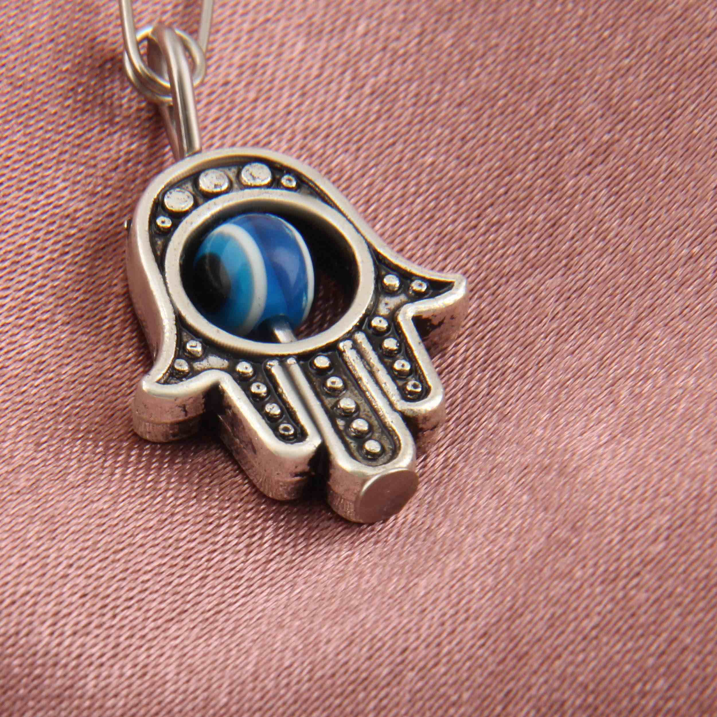 Price and Buy Hypoallergenic Safety Pin Brooch for Women – Evil Eye Design for Sensitivity and Protection - Image 4