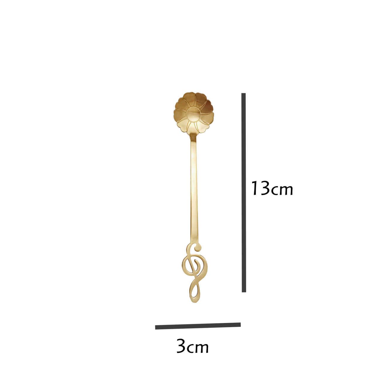 Price and Buy Ice Cream Spoon Set of 6 with Floral Motif – A Perfect Addition to Your Dessert Table - Image 3