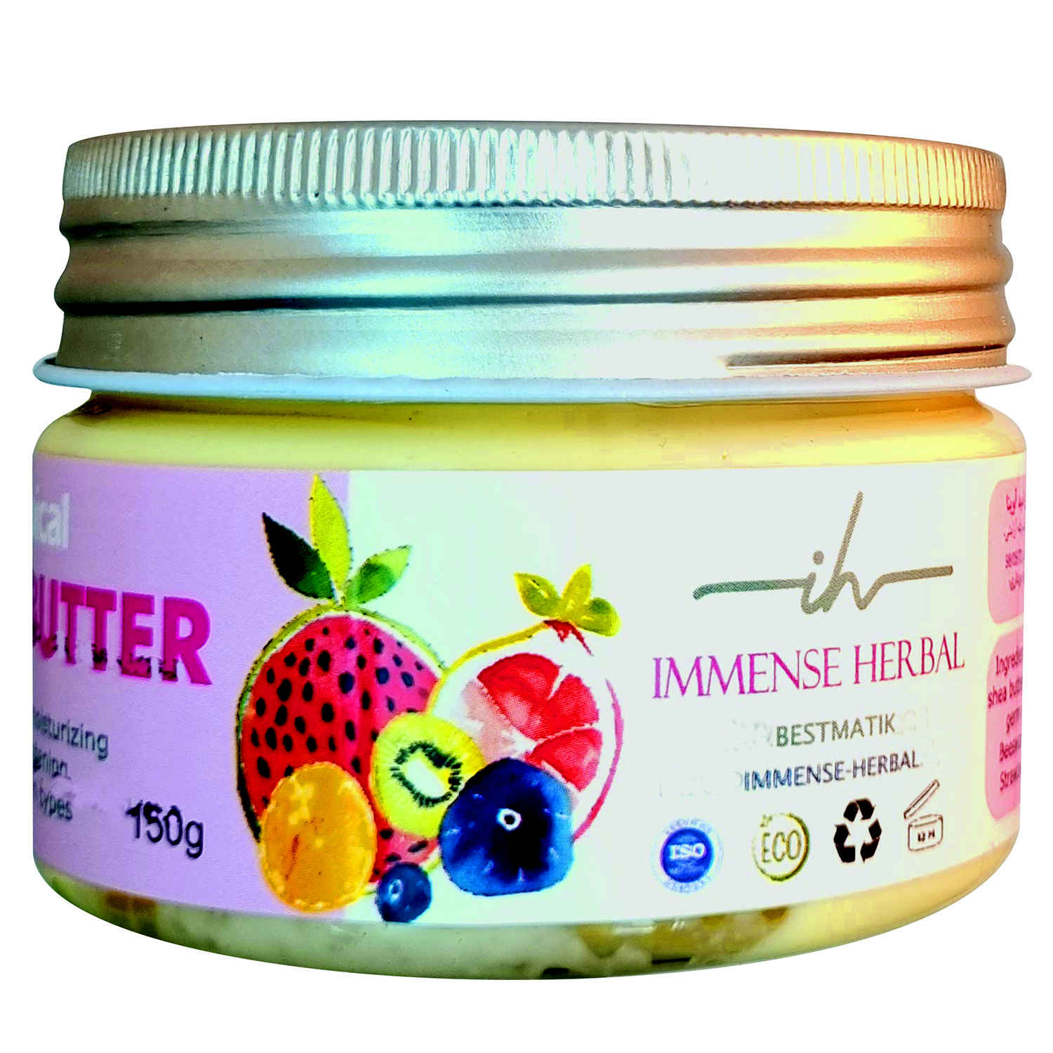 Price and Buy Immense Herbal Natural Body Butter Cream – Suitable for All Skin Types, 150 gram (2x)_69029e6772e91.jpeg Price and Buy Immense Herbal Natural Body Butter Cream – Suitable for All Skin Types, 150 gram (2x) - Image 1