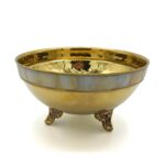 Price and Buy Indian Brass and Shell Bowl, Small Tripod Model