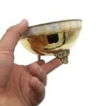 Price and Buy Indian Brass and Shell Bowl, Small Tripod Model - Image 5