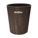 Price and Buy Indoor Plastic Wastebasket, 11L –Wood Grain Pattern for Stylish Spaces