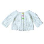 Price and Buy Infant White Knitted Sweater Model Nazanin
