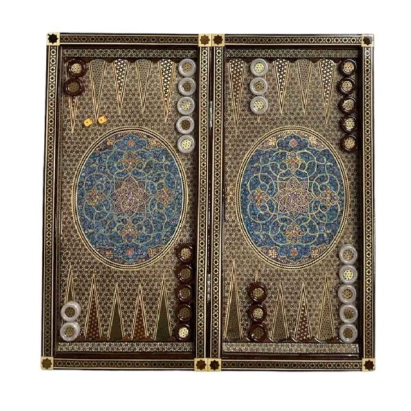 Price and Buy Inlaid Marquetry Backgammon Board Handmade with Traditional Khatam-kari Design_68feac9959fcd.jpeg Price and Buy Inlaid Marquetry Backgammon Board Handmade with Traditional Khatam-kari Design