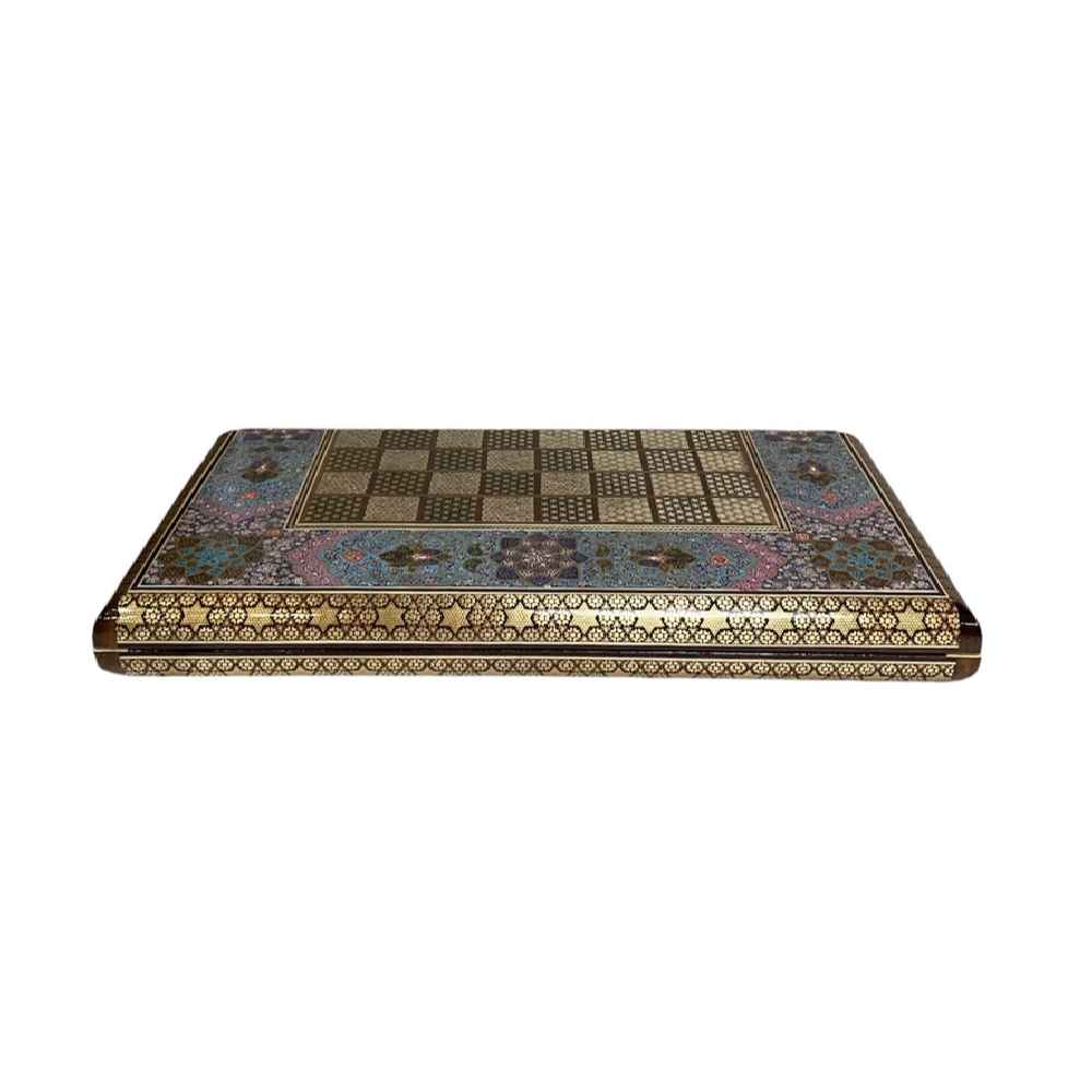 Price and Buy Inlaid Marquetry Backgammon Board Handmade with Traditional Khatam-kari Design - Image 3