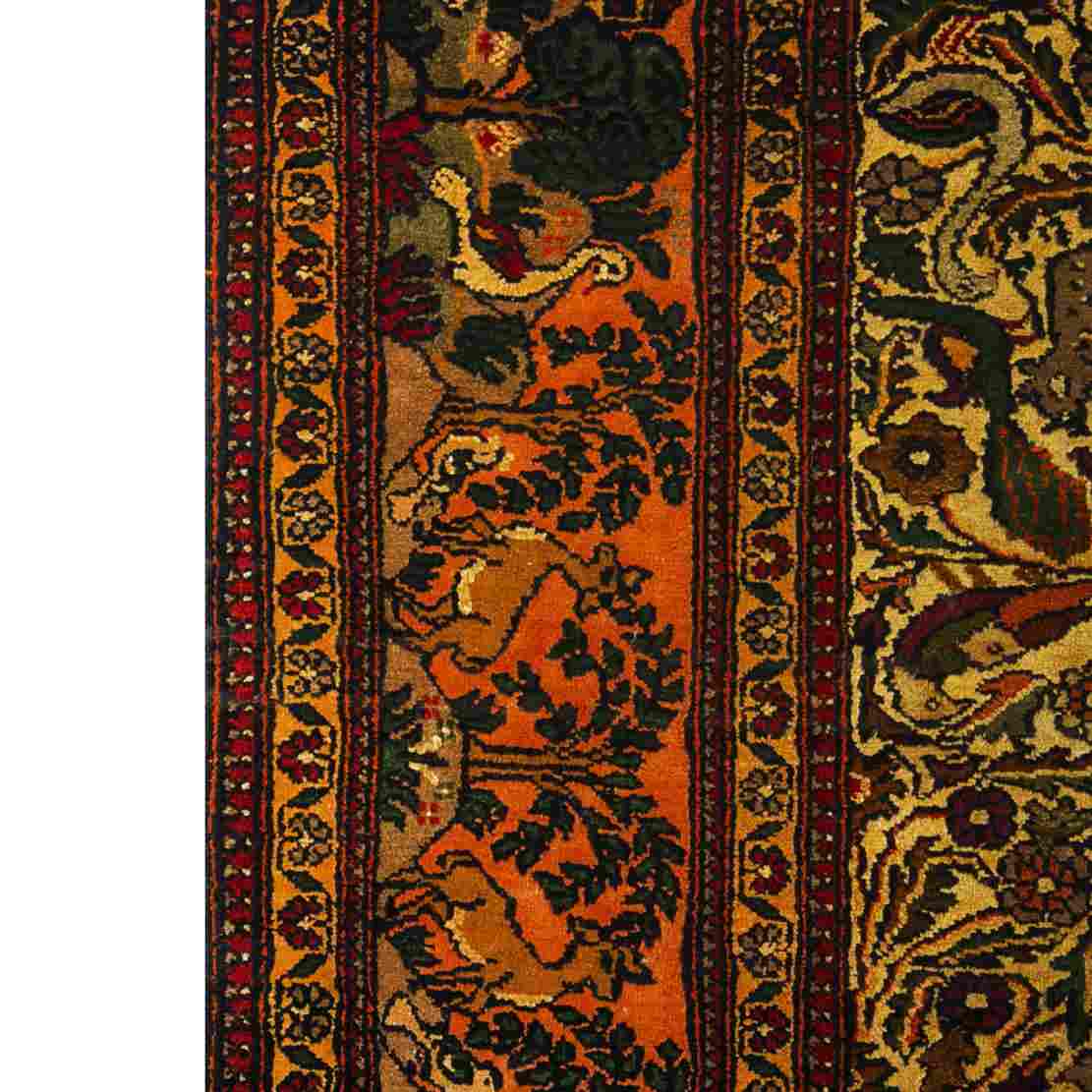 Price and Buy Iranain Silk Carpet Hand-Knotted Model Jangal - Image 3