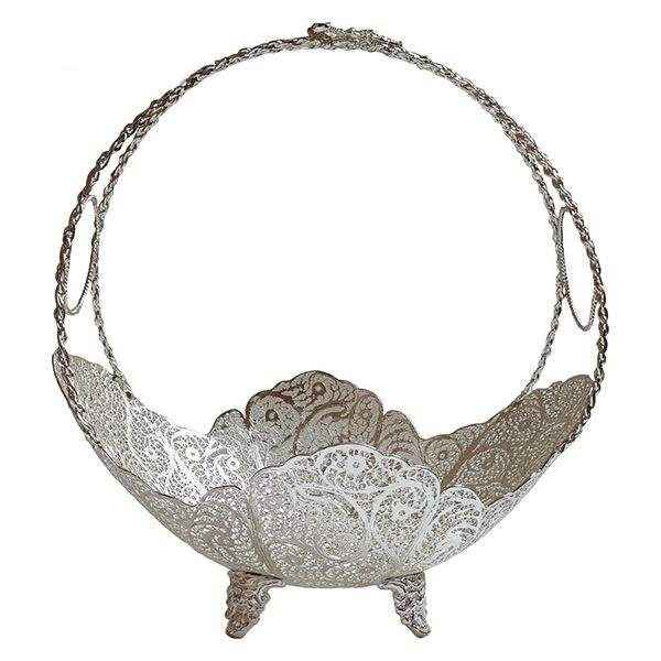 Price and Buy Iranian Filigree Malileh-Kari Silver Fruit Bowl Model Mah - Image 3