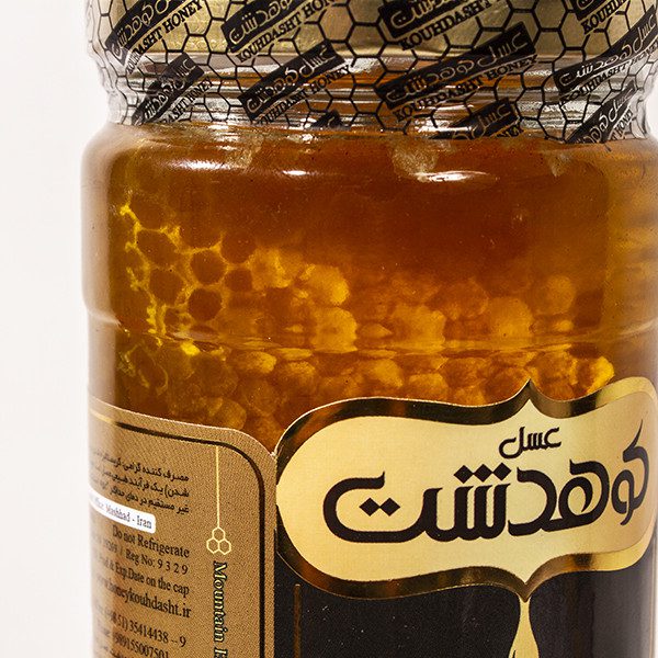 Price and Buy Iranian Honey with Honeycomb – From the Kuhdasht Mountains (850g) - Image 4