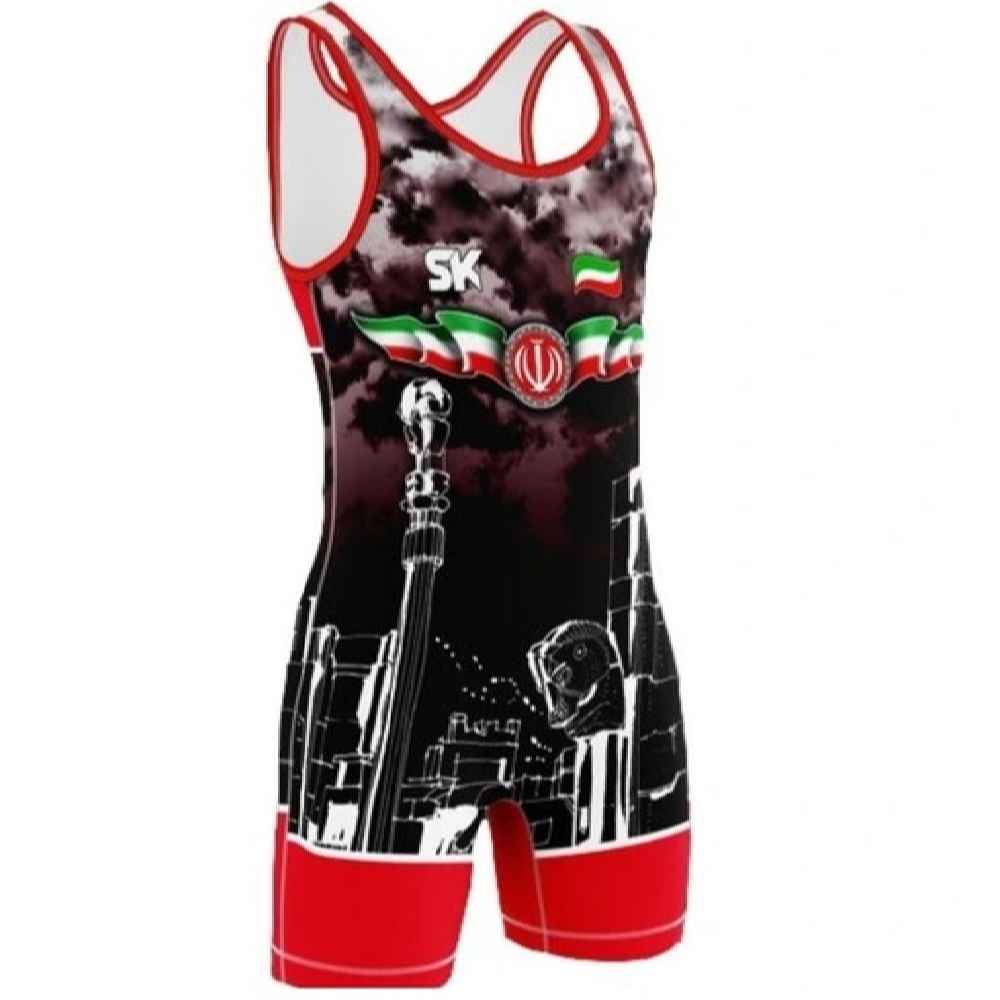 Price and Buy Iranian Men’s Sleeveless Wrestling Singlet Model Takhte Jamshid