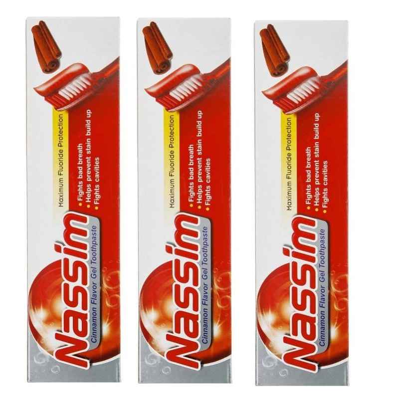Price and Buy Iranian Nassim Cinnamon Flavor Gel Toothpaste (x12)