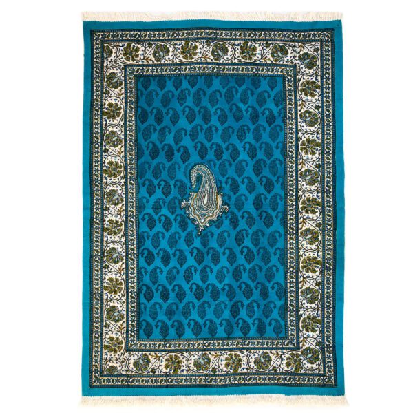 Price and Buy Iranian Tablecloth Block Printed Ghalamkari in Isfahan Paisley Blue 4-Seat_69003f9621bb0.jpeg Price and Buy Iranian Tablecloth Block Printed Ghalamkari in Isfahan Paisley Blue 4-Seat