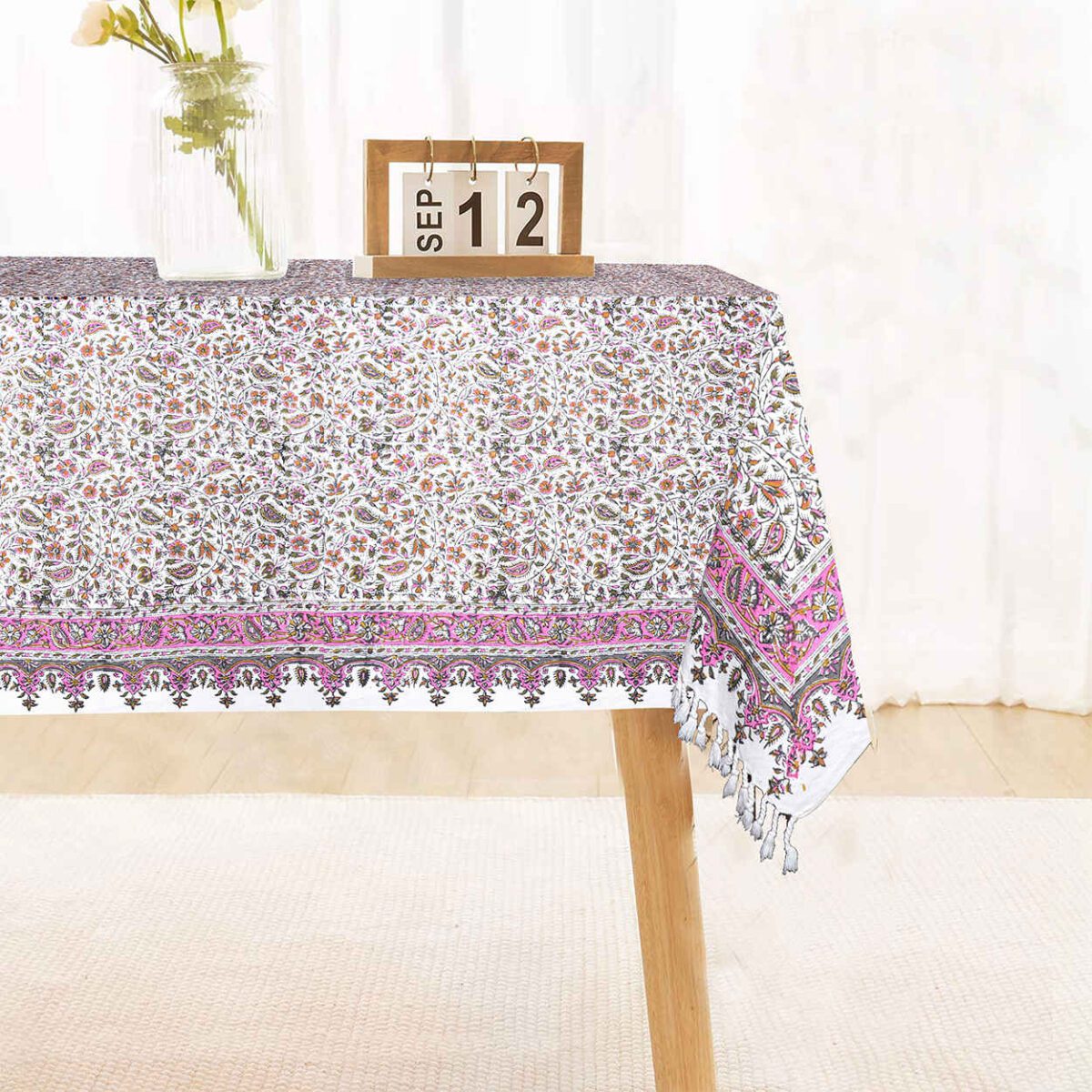 Price and Buy Iranian Tablecloth: Isfahan’s Traditional Kalamkari Block Print Artemis II - Image 3