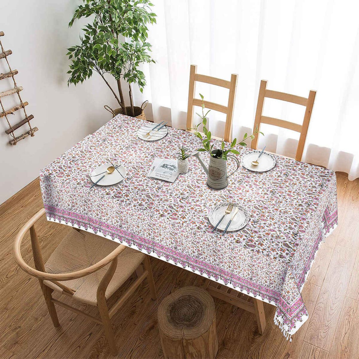 Price and Buy Iranian Tablecloth: Isfahan’s Traditional Kalamkari Block Print Artemis II - Image 4
