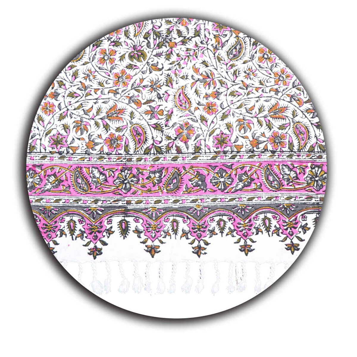 Price and Buy Iranian Tablecloth: Isfahan’s Traditional Kalamkari Block Print Artemis II - Image 5
