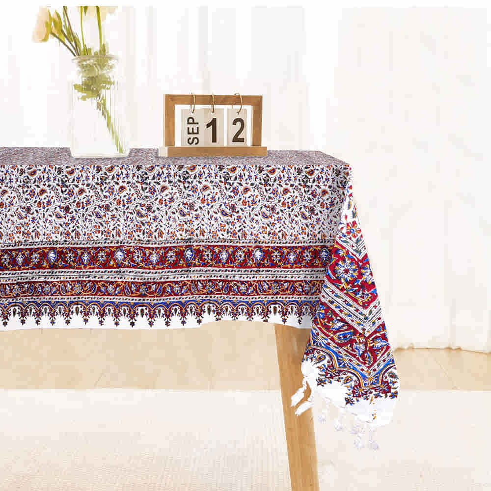 Price and Buy Iranian Tablecloth: Isfahan’s Traditional Kalamkari Block Print Artemis - Image 3